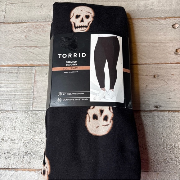 (Sold)  Full Length Signature Waist Premium Moody Skulls Leggings  4X (26) - Picture 3 of 12